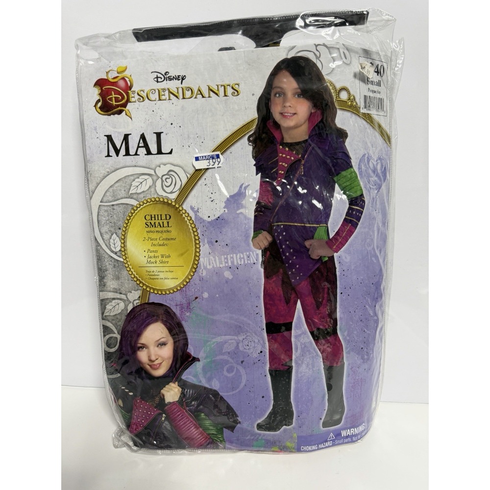 Disney Descendants - Mal Deluxe Costume Child Small 4/6 H-3